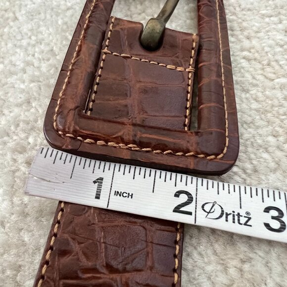 Brown Leather Boho Western Belt - Picture 6 of 7